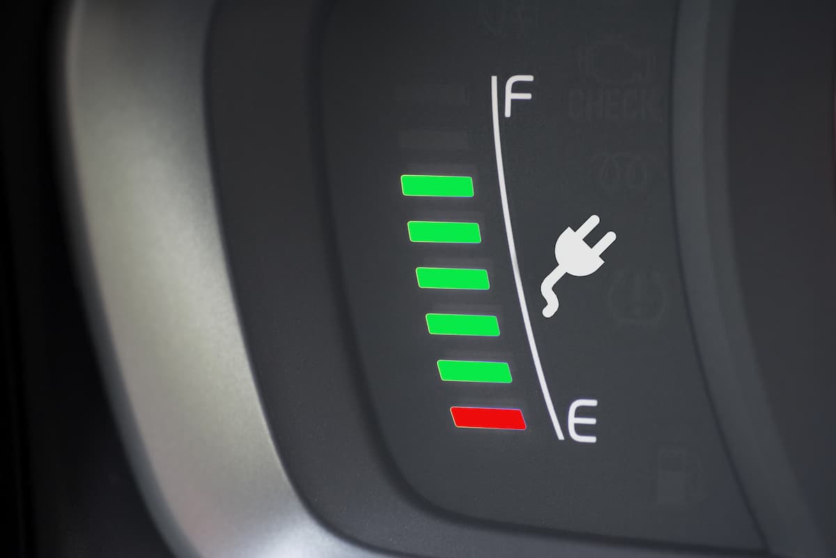 Electric or Hybrid Car - Battery Charge Indicator