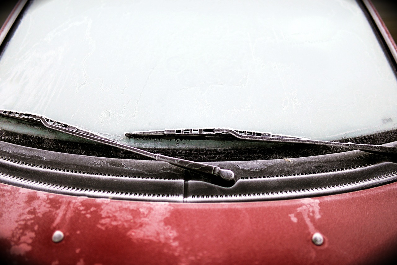 Frozen Car Windscreen